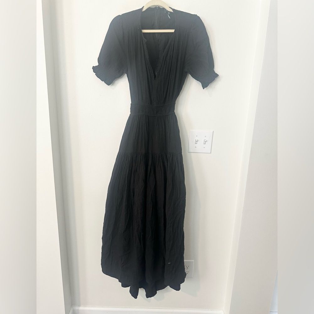ME+EM Black Backout Cotton Maxidress 10